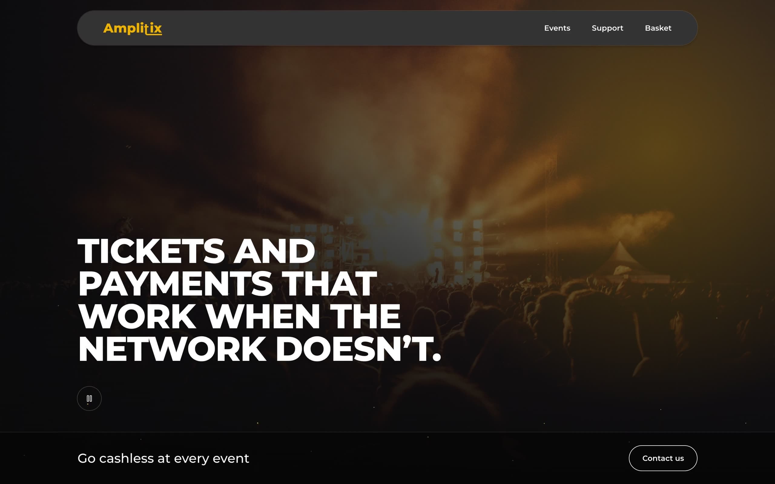 Amplitix website home page